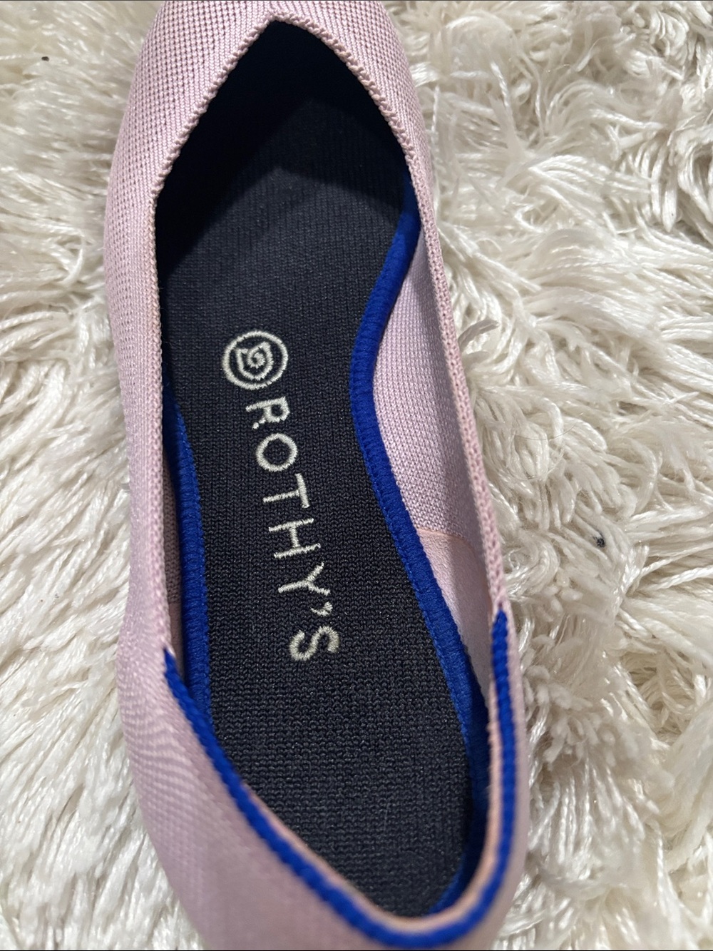 Rothy's Pink Pointed-Toe Knit Flats - Picture 2 of 5